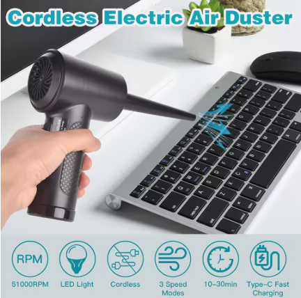 Protable Air Duster For Cleaning